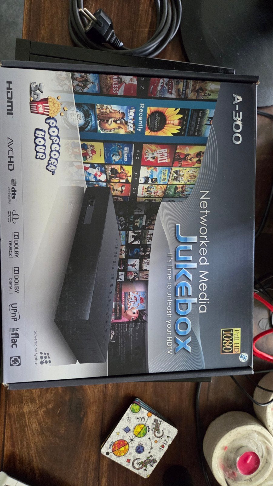 Popcorn Hour A-300 Networked Media Jukebox Full HD 1080p, Ophalen of Verzenden, Gebruikt, HDMI, Zonder harde schijf
