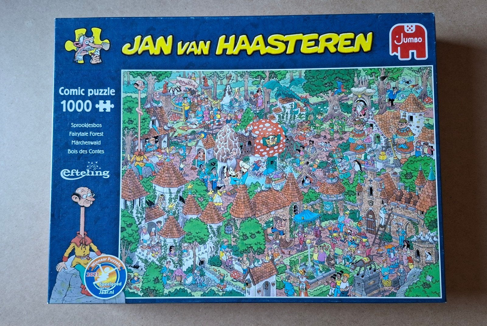 Jan van Haasteren "Efteling" puzzel, Ophalen, 500 t/m 1500 stukjes