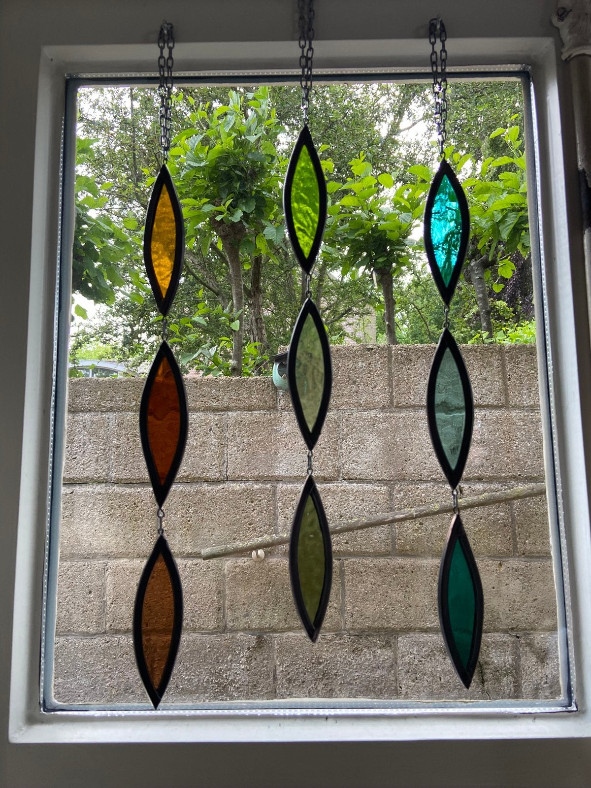 Mooie raamhangers glas in lood, Ophalen of Verzenden, Nieuw