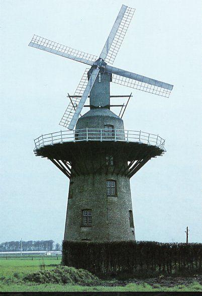 (BG090) Ansichtkaart België Gistel Molen Merelaan 2000, Ophalen of Verzenden, 1980 tot heden, Ongelopen, West-Vlaanderen