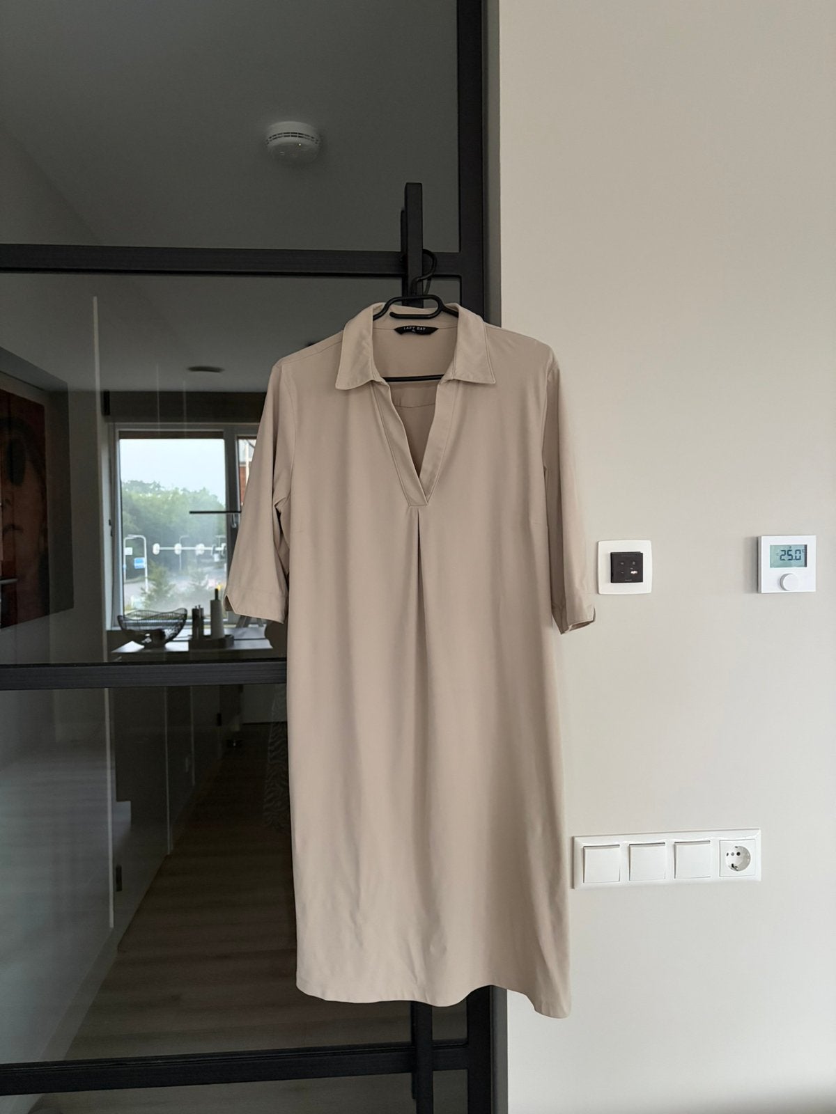 Lady day jurk kit kleur, maat XL. Travel, Beige, Maat 46/48 (XL) of groter, Ophalen of Verzenden, Zo goed als nieuw