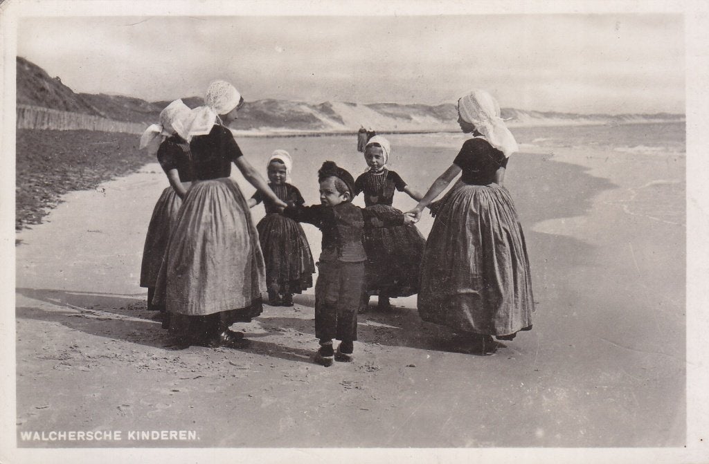 Walchersche kinderen 1951, Verzenden, 1940 tot 1960, Gelopen, Zuid-Holland