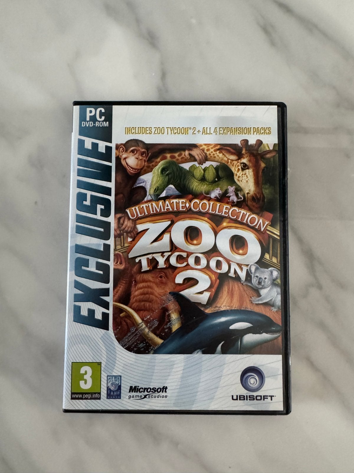Zoo Tycoon 2 Ultimate Collection PC DVD-ROM, Spelcomputers en Games, Gebruikt, 1 speler, Ophalen of Verzenden, Vanaf 3 jaar
