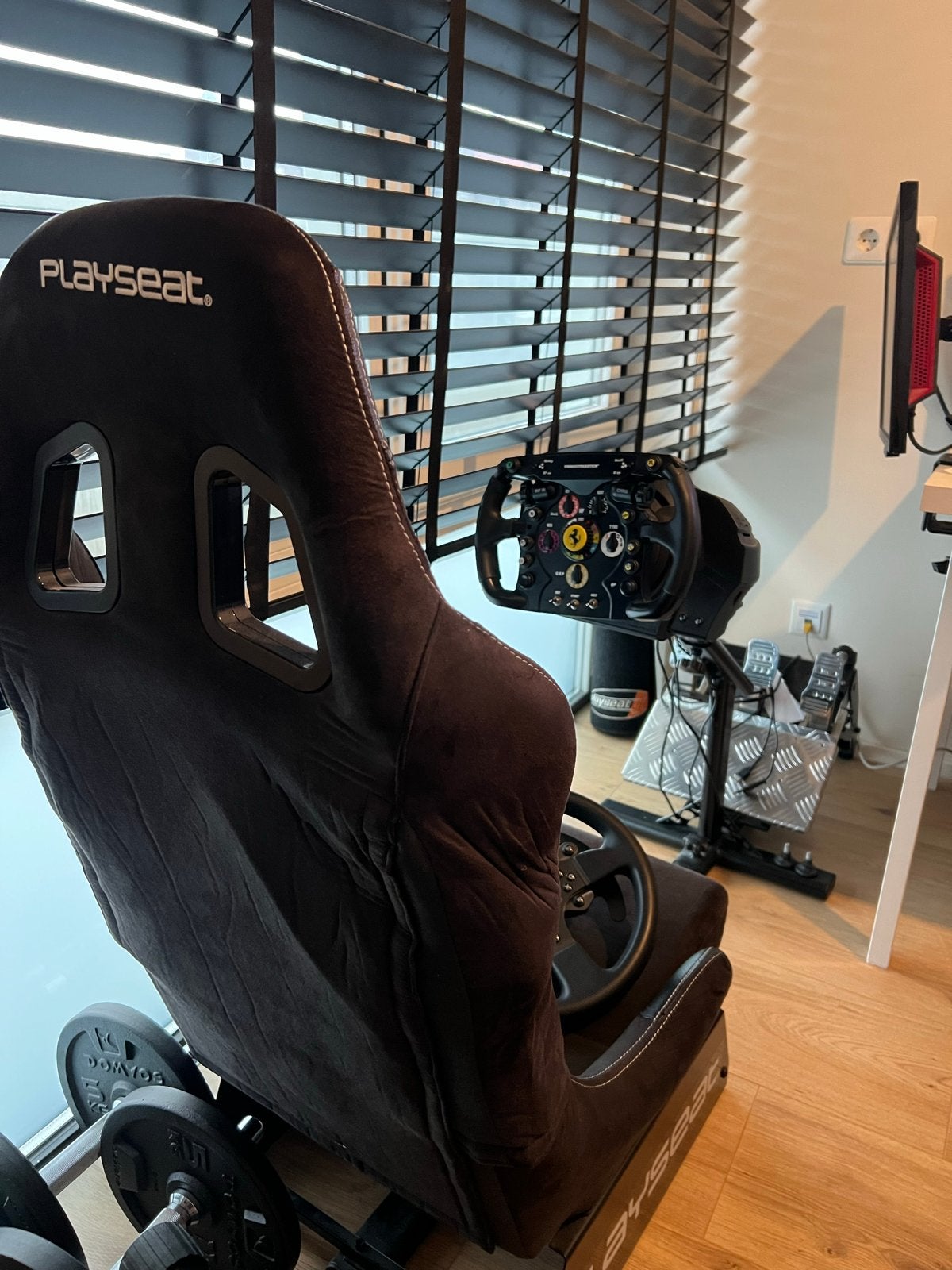 Thrustmaster T300RS GT + Ferrari F1 + Playseat + T3PA Pro 3, Spelcomputers en Games, Spelcomputers | Overige, Zo goed als nieuw