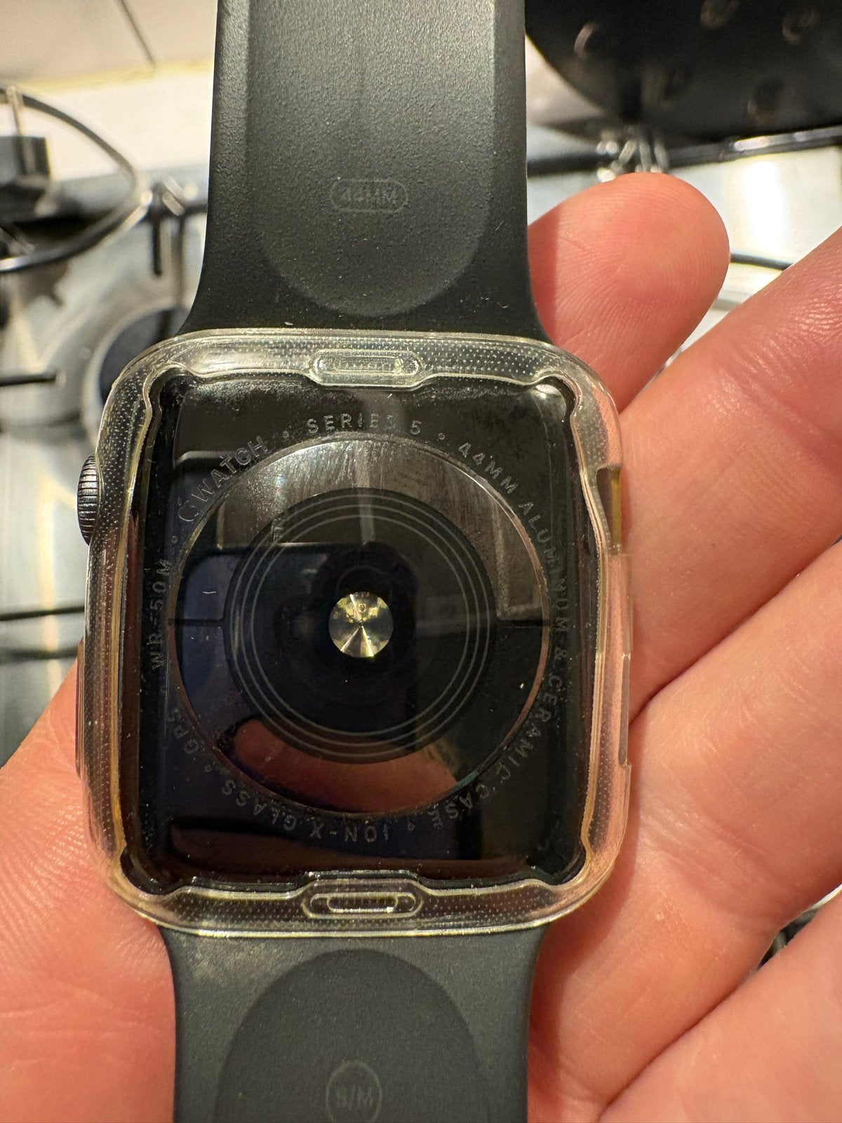 Apple Watch Series 5 44mm - Goede staat met extra's, Ophalen, Afstand, Zwart, IOS