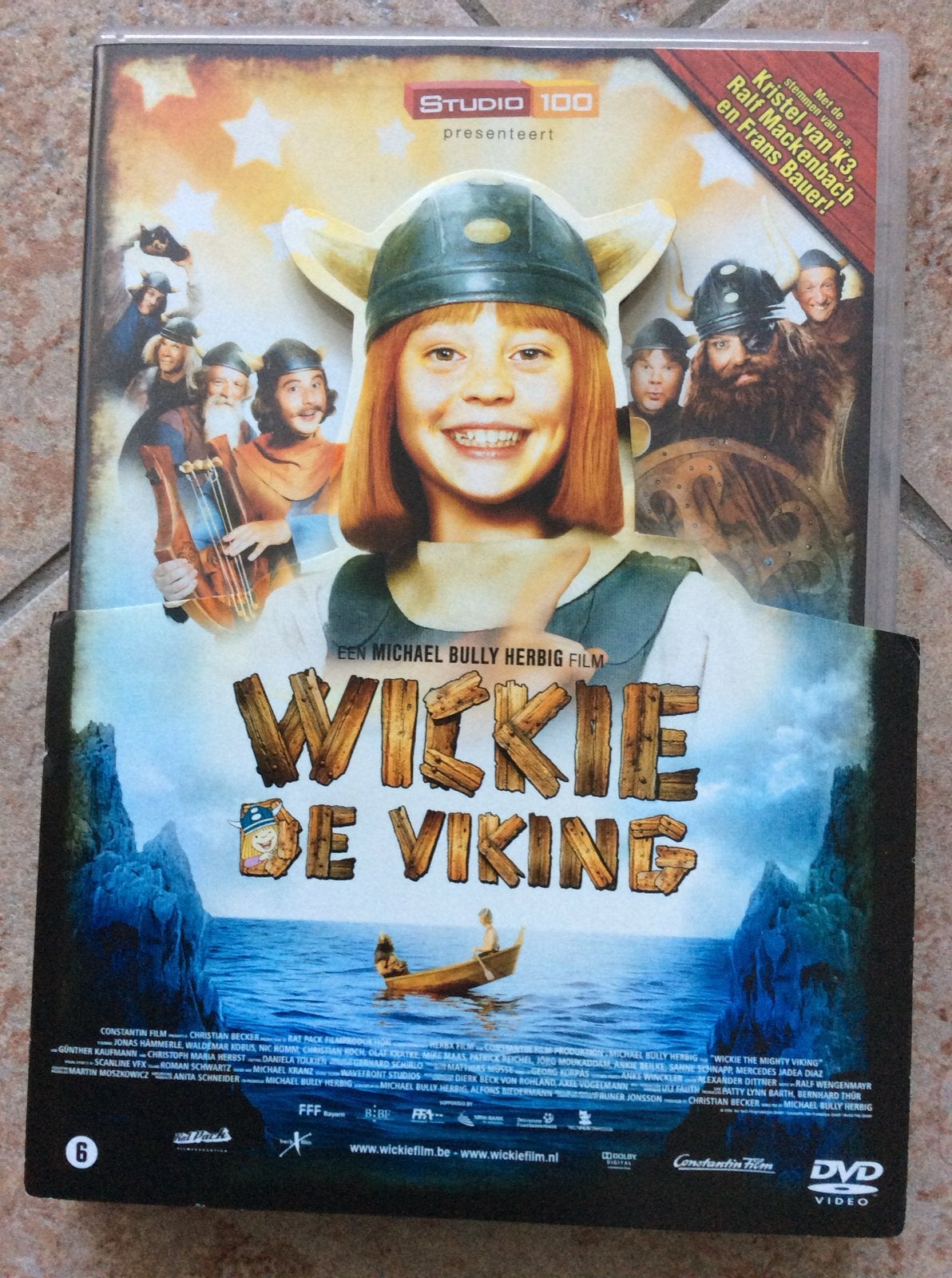 Wickie de Viking - De Film DVD, Cd's en Dvd's, Dvd's | Kinderen en Jeugd, Gebruikt, Alle leeftijden, Nederlands, Familie