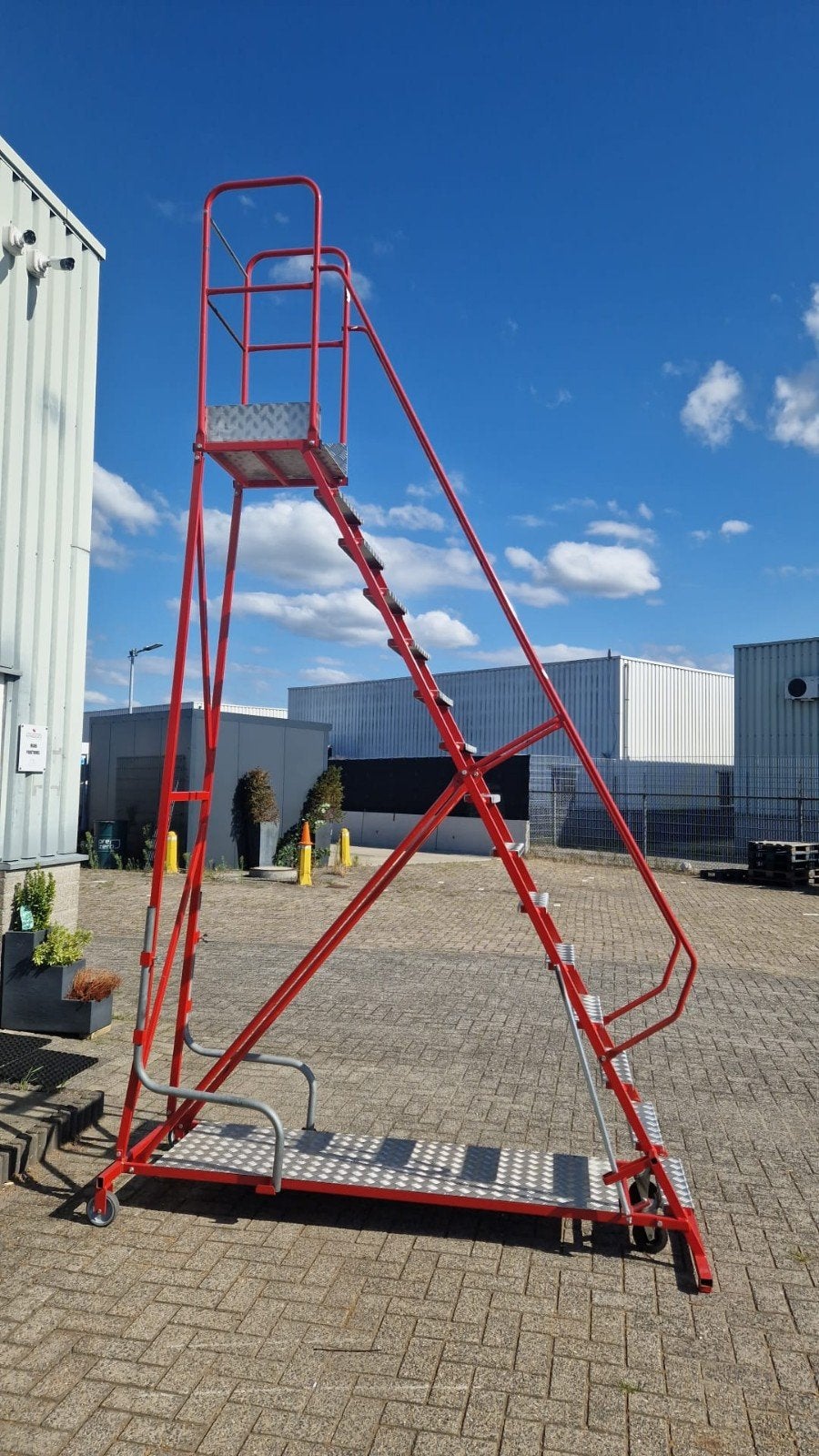 verrijdbare bordes trap, Ophalen, Gebruikt, Overige typen, 2 tot 5 meter