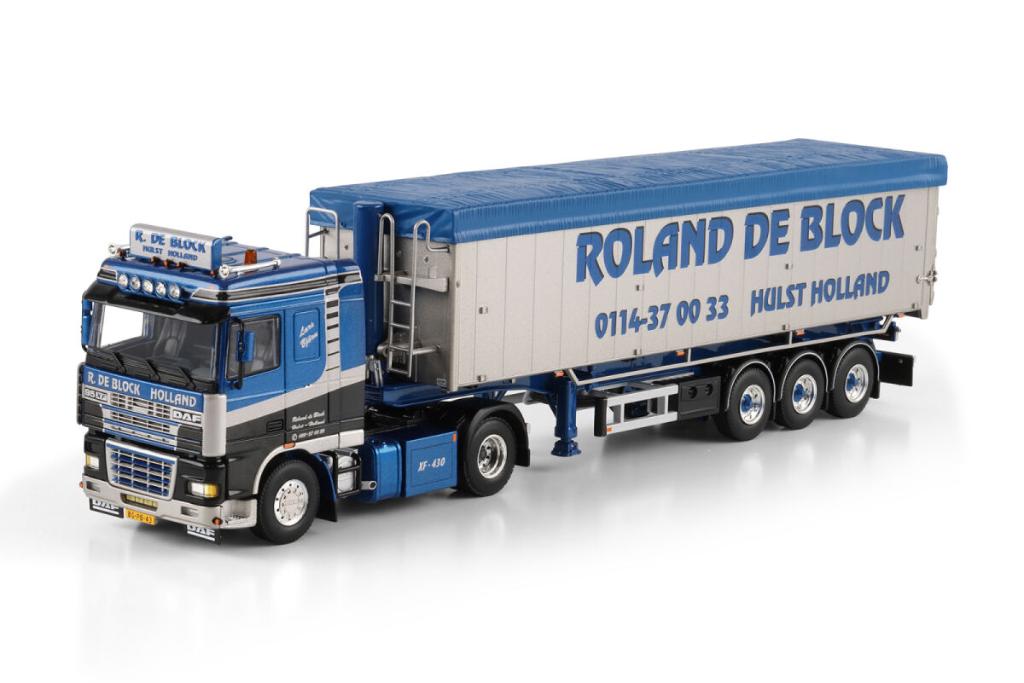 Roland de Block DAF 95XF SPACE CAB 4X2 TIPPER VOLUME TRAILER, Nieuw, Ophalen of Verzenden, Bus of Vrachtwagen, Wsi