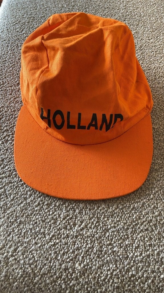 Cap oranje, Ophalen of Verzenden, Zo goed als nieuw, Hoed of Pruik, Oranje of Koningsdag