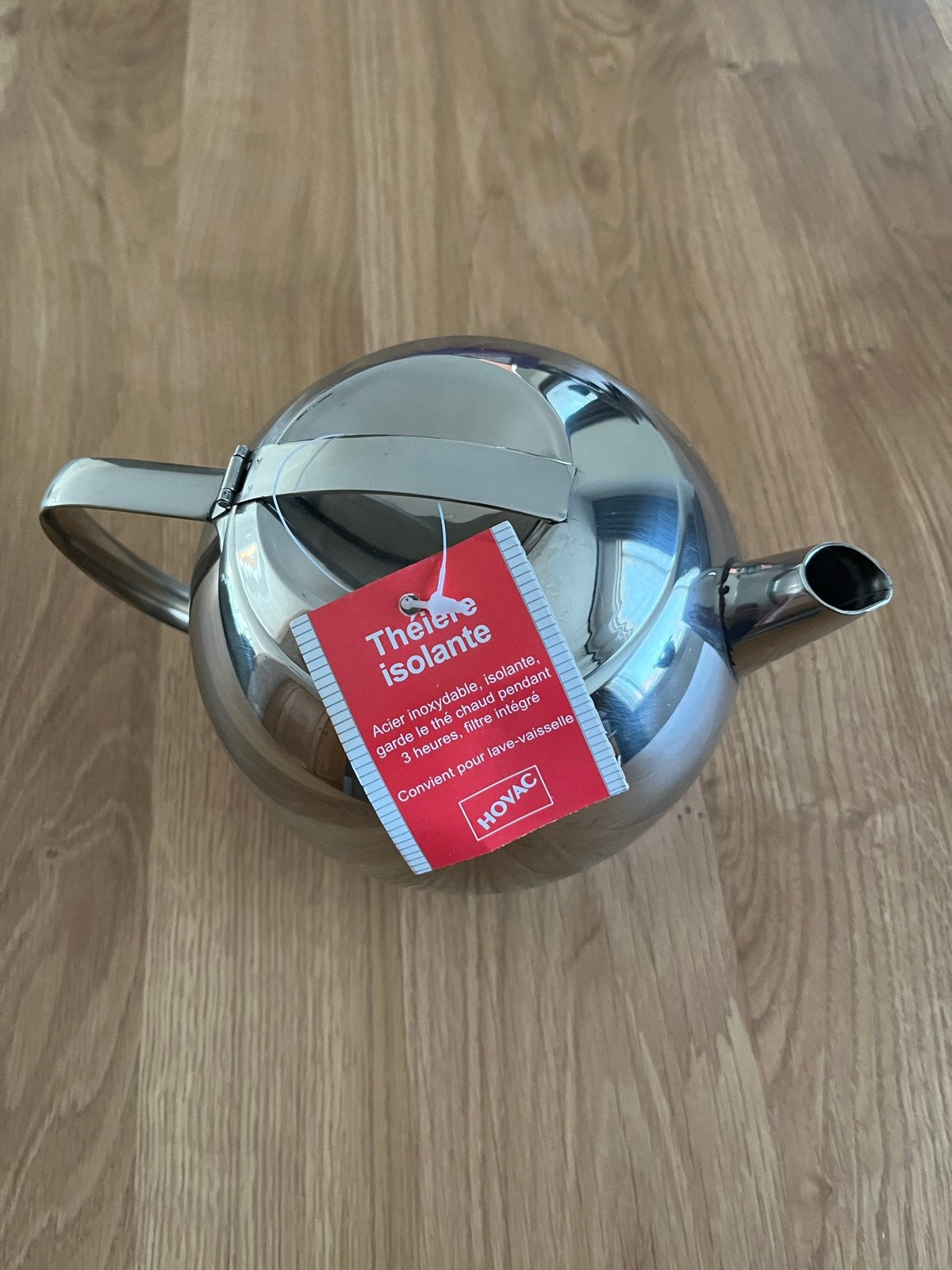 RVS Theepot met isolerende functie - Houdt thee 3 uur warm, Theepot/fluitketel, Metaal, Overige merken, Nieuw