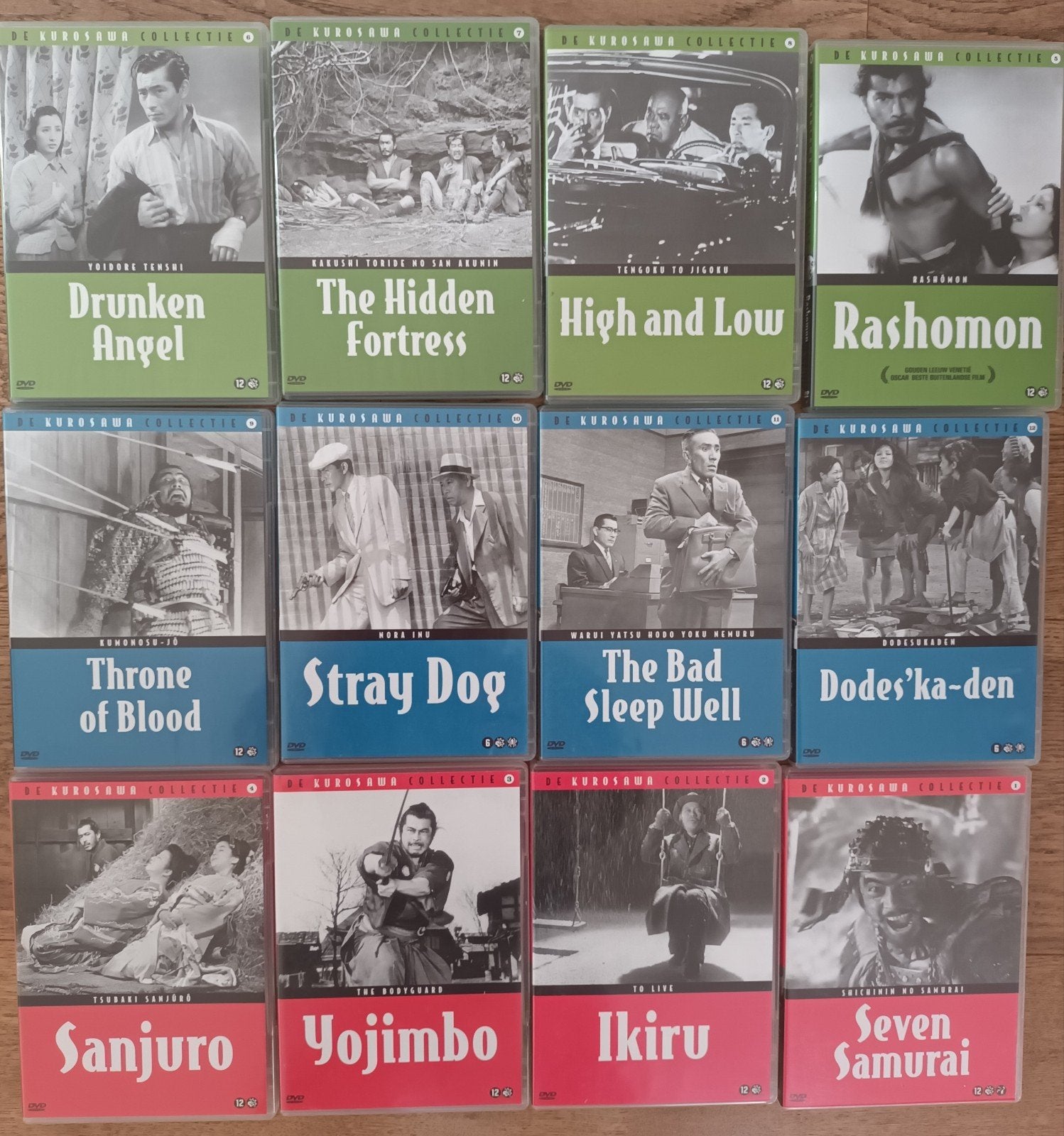 Akira Kurosawa Collectie - 12 DVD's - Japanse films, Overige gebieden, Nederlands, Ophalen of Verzenden, Zo goed als nieuw