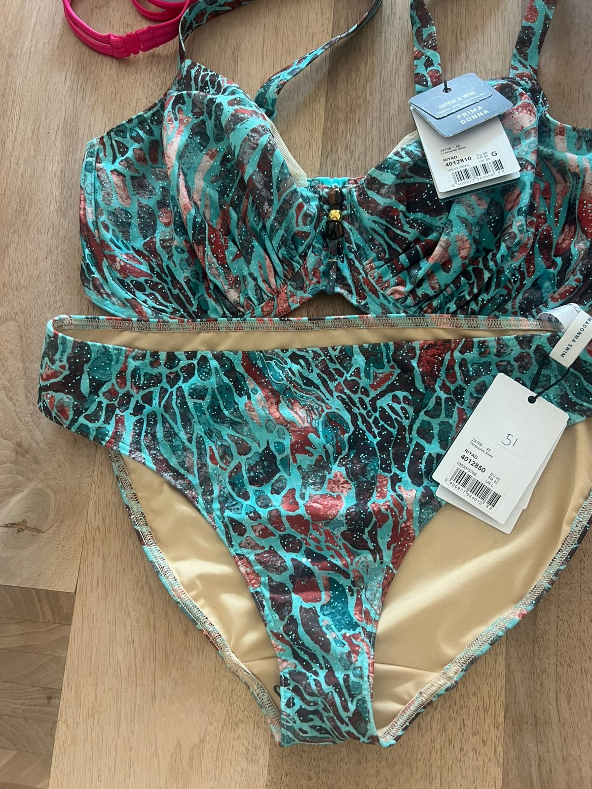 Prima Donna bikini 75F 80E 80G slip 40 42 NIEUW!! Nu €85,-, Ophalen of Verzenden, Nieuw, Blauw, Bikini