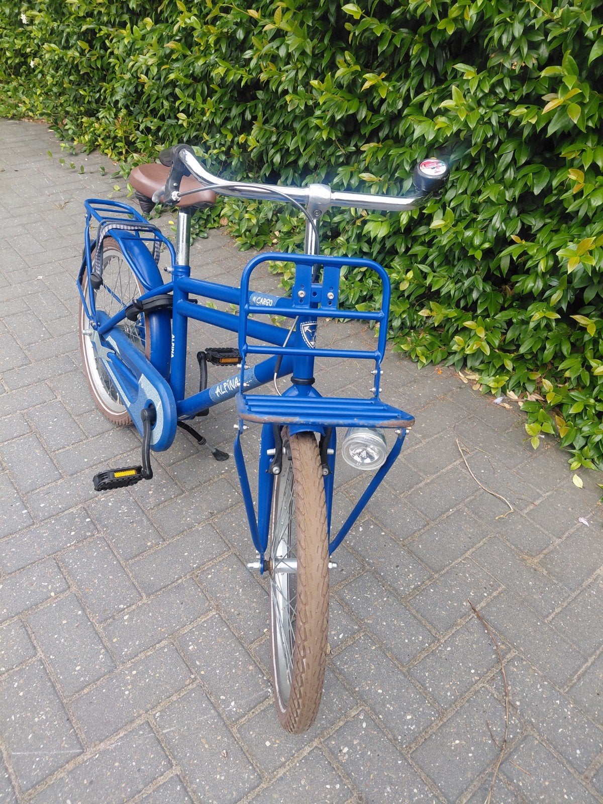 Alpina Cargo fiets - Blauw - Zo goed als nieuw, Terugtraprem, Minder dan 49 cm, Zo goed als nieuw, Ophalen
