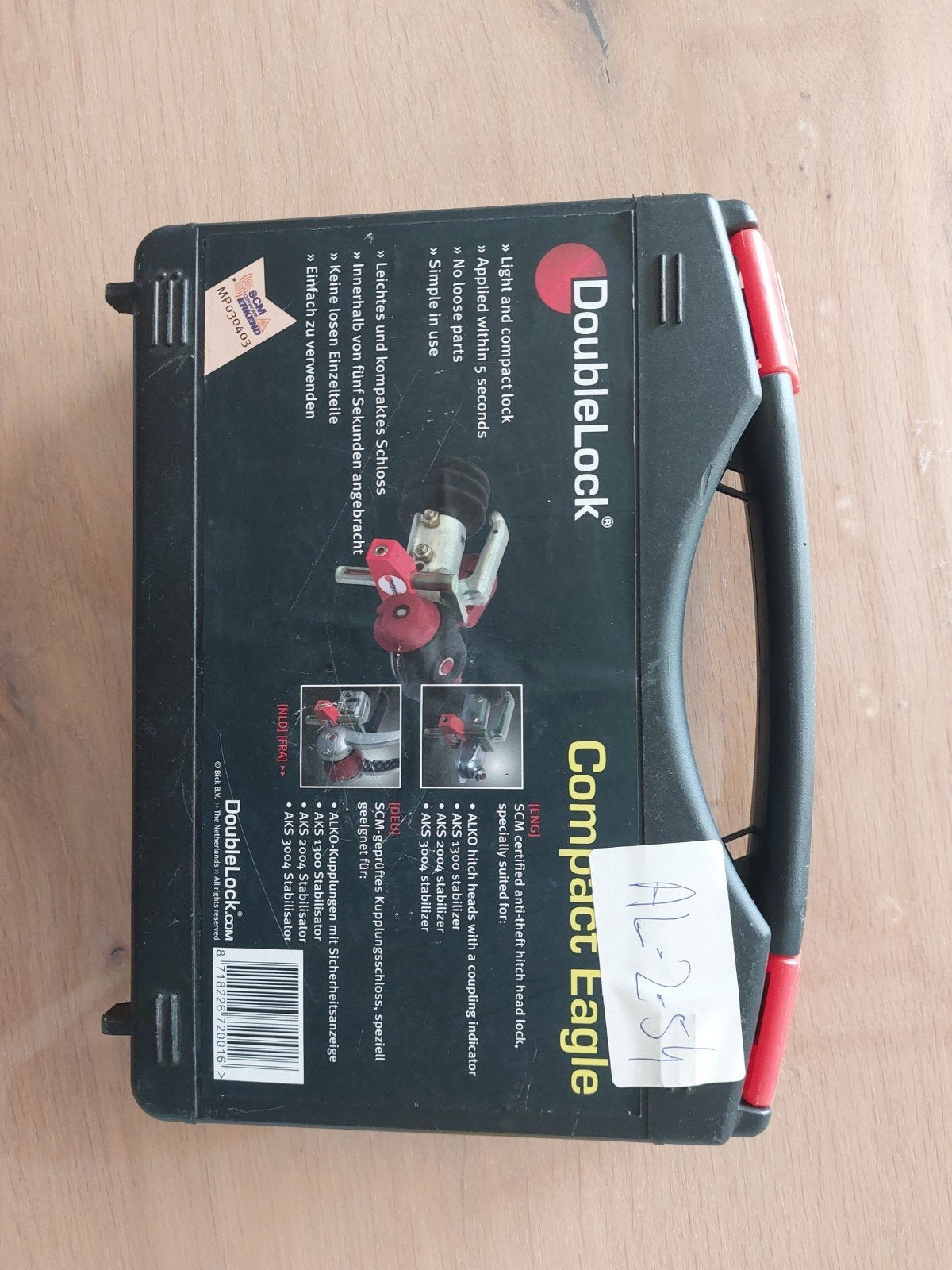 SCM Gecertificeerd DoubleLock Compact Eagle disselslot, Auto diversen, Anti-diefstal, Nieuw, Ophalen