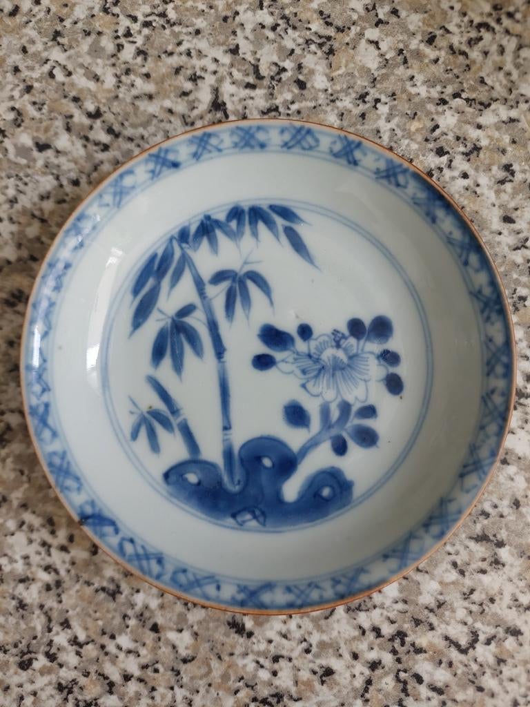 Mooi antiek Chinees porselein bordje schaaltje Kangxi, Antiek en Kunst, Antiek | Porselein, Ophalen of Verzenden
