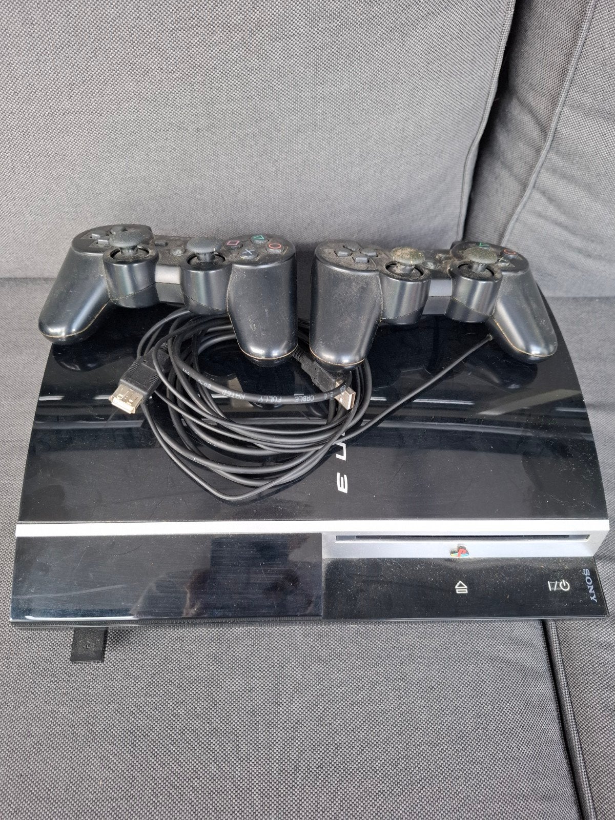 Sony Playstation 3 met spellen!, Spelcomputers en Games, Spelcomputers | Sony PlayStation 3, Ophalen, Gebruikt, Met 2 controllers
