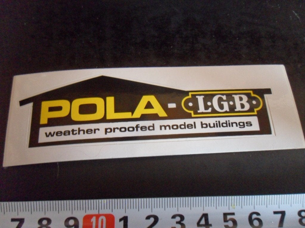 sticker modelbouw POLA LGB weather proofed model buildings *, Verzamelen, Ophalen, Zo goed als nieuw
