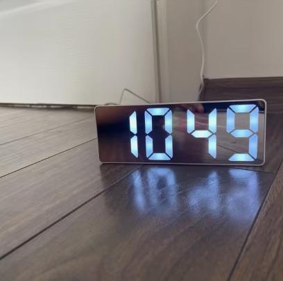 Digitale Spiegel Wekker – LED Display – 16 cm – Nieuw, Ophalen of Verzenden, Nieuw