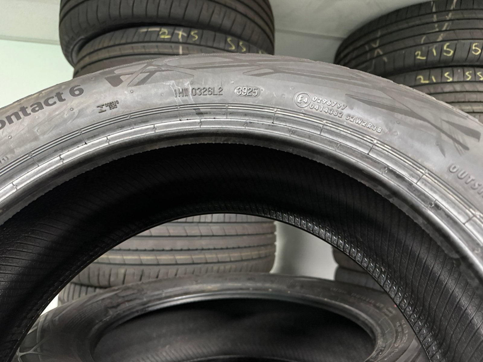 4x 195 55 16 87V Continental Ecocontact 6 NIEUW DOT25/26, 16 inch, Nieuw, Ophalen of Verzenden, Band(en)