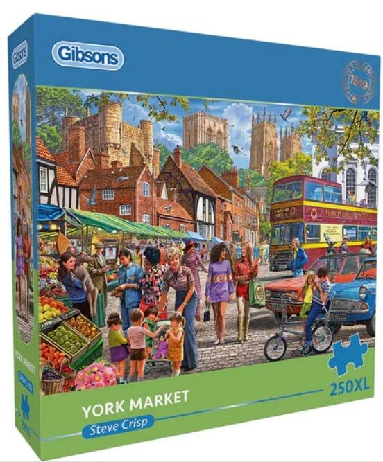 Gibsons - York Market - 250XL stukjes, Ophalen of Verzenden, Minder dan 500 stukjes, Nieuw, Legpuzzel