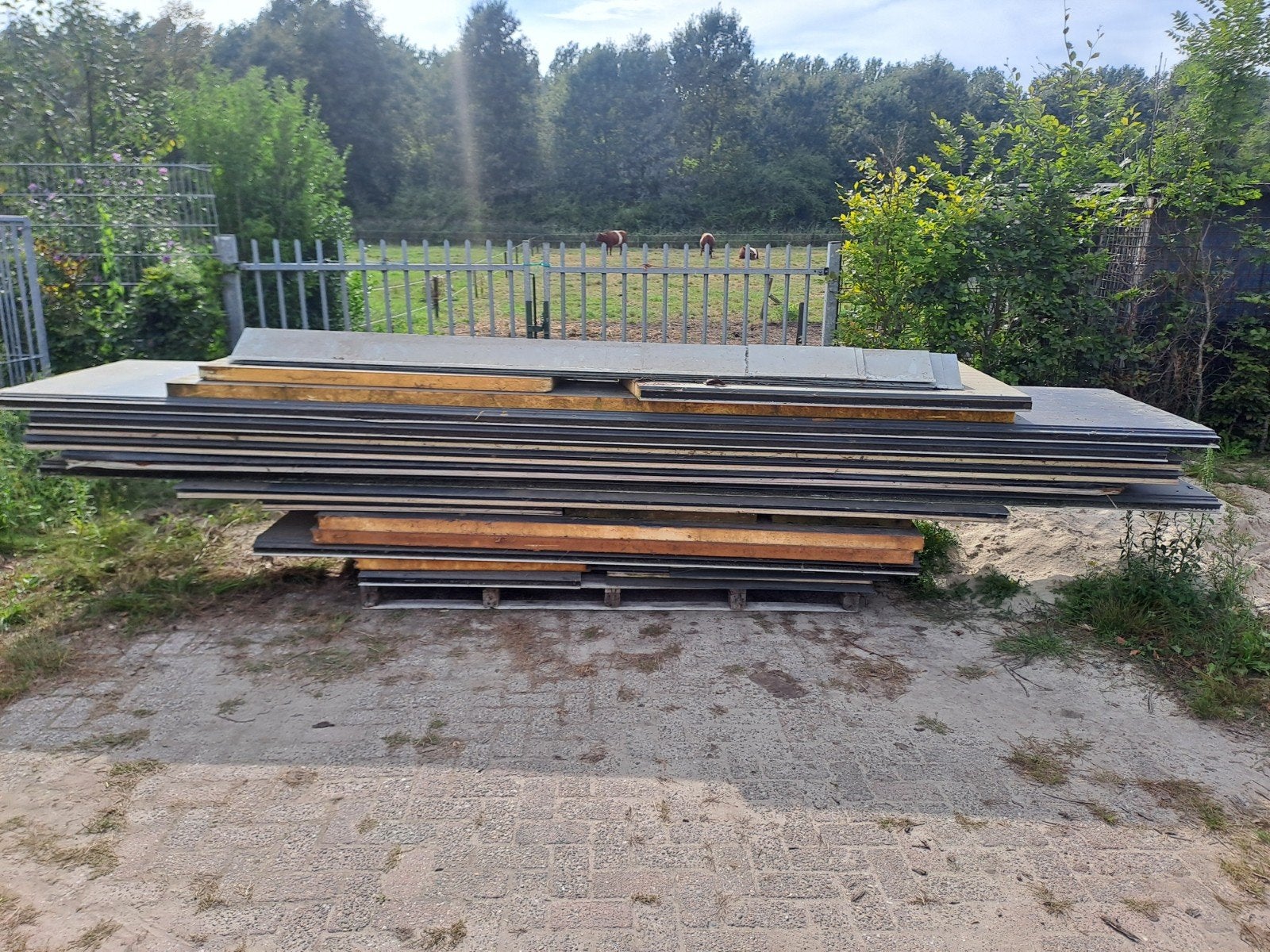Geïsoleerde damwandplaten 6 cm dik, ca. 40 m², Ophalen, Dakisolatie, 4 tot 8 cm, Gebruikt
