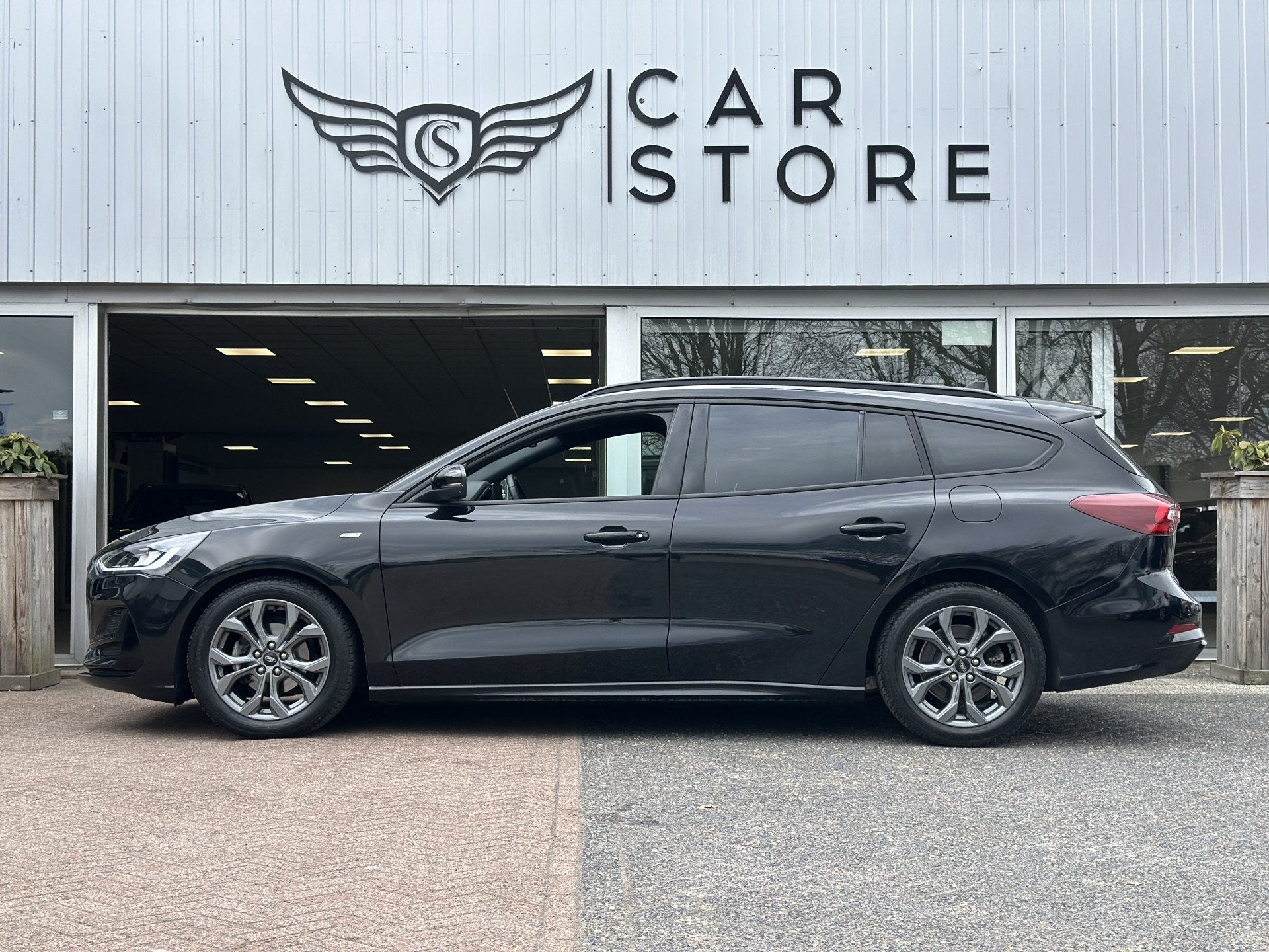 Ford FOCUS Wagon 1.0 EcoBoost Hybrid ST Line Style |SUUR+ST, Auto's, 125 pk, Gebruikt, Euro 6, Zwart