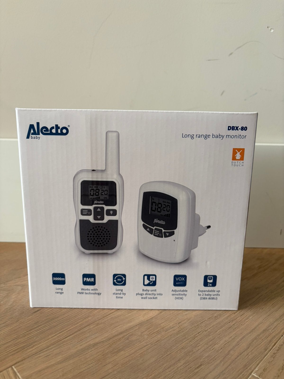 Alecto Baby DBX-80 Babyfoon - NIEUW, Ophalen, Nieuw, 250 meter of meer, Digitaal