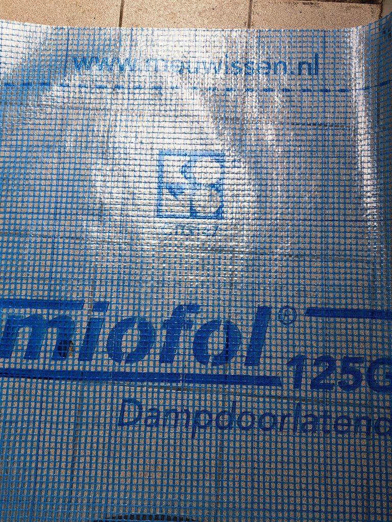 Rol dampdoorlatende folie, miofol 125g, Overige materialen, Nieuw, 15 m² of meer, Ophalen