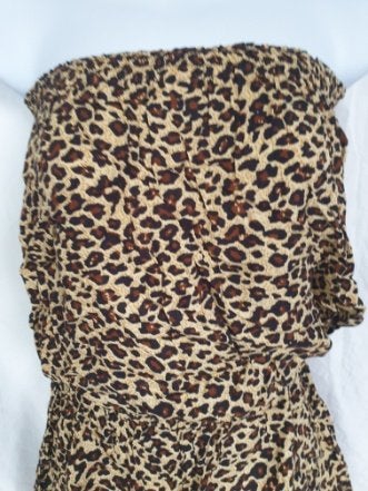 Grappige luipaardprint jumpsuit mt S, Kleding | Dames, Bruin, ., Ophalen of Verzenden, Zo goed als nieuw