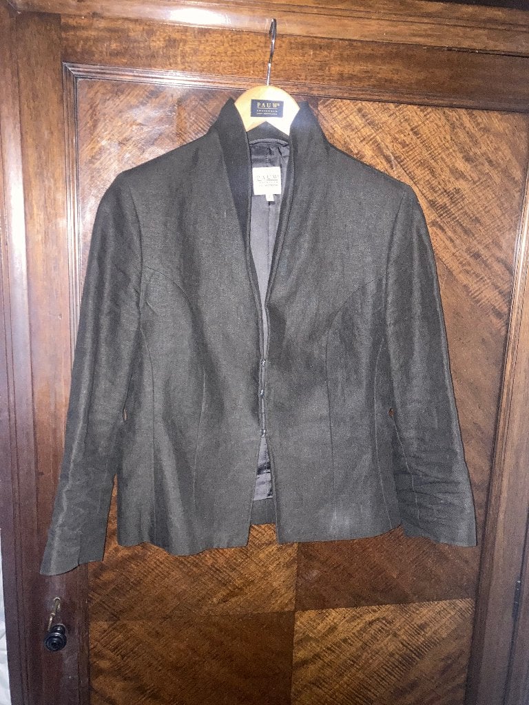 Pauw bruin linnen jasje, Maat 38/40 (M), Bruin, Pauw, Ophalen of Verzenden