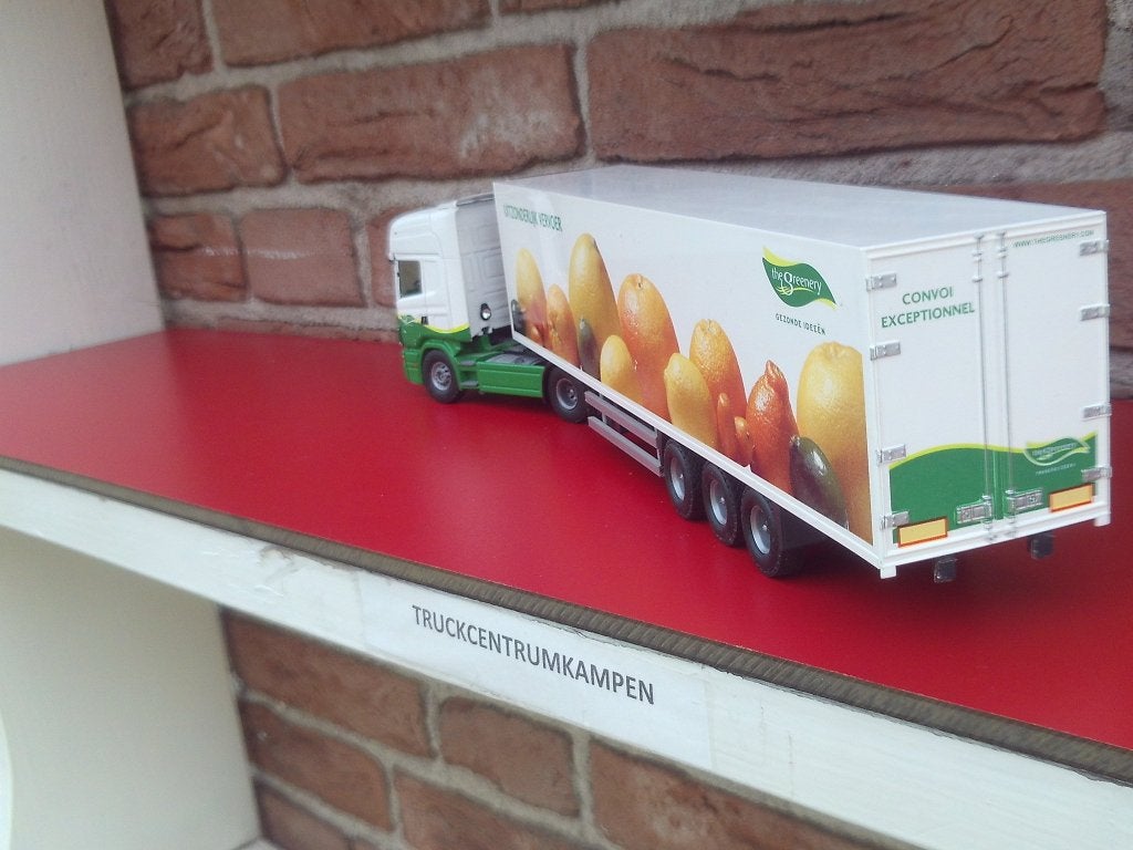 Tekno  Scania  4  serie  van  The  Greenery., Hobby en Vrije tijd, Modelauto's | 1:50, Ophalen of Verzenden, Zo goed als nieuw