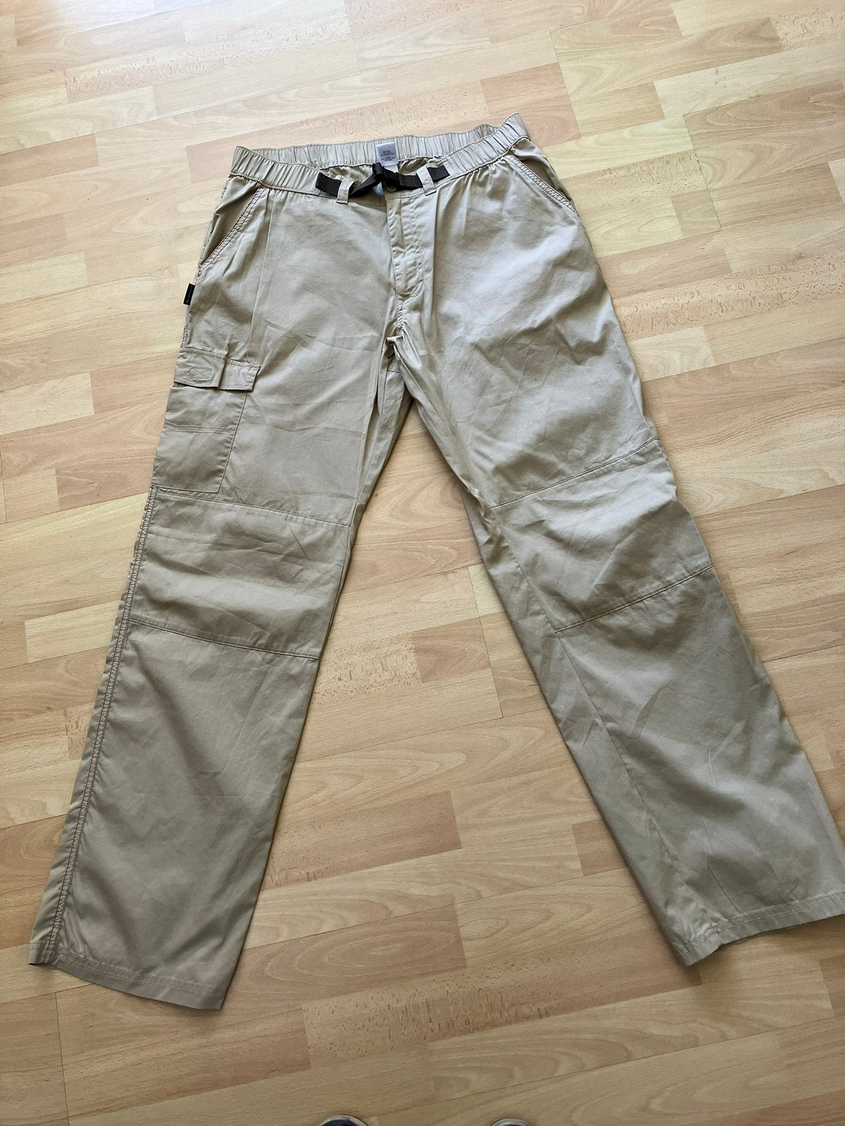 Quechua beige sportieve broek mt 54 zgan, Ophalen of Verzenden, Zo goed als nieuw, Maat 52/54 (L), Beige