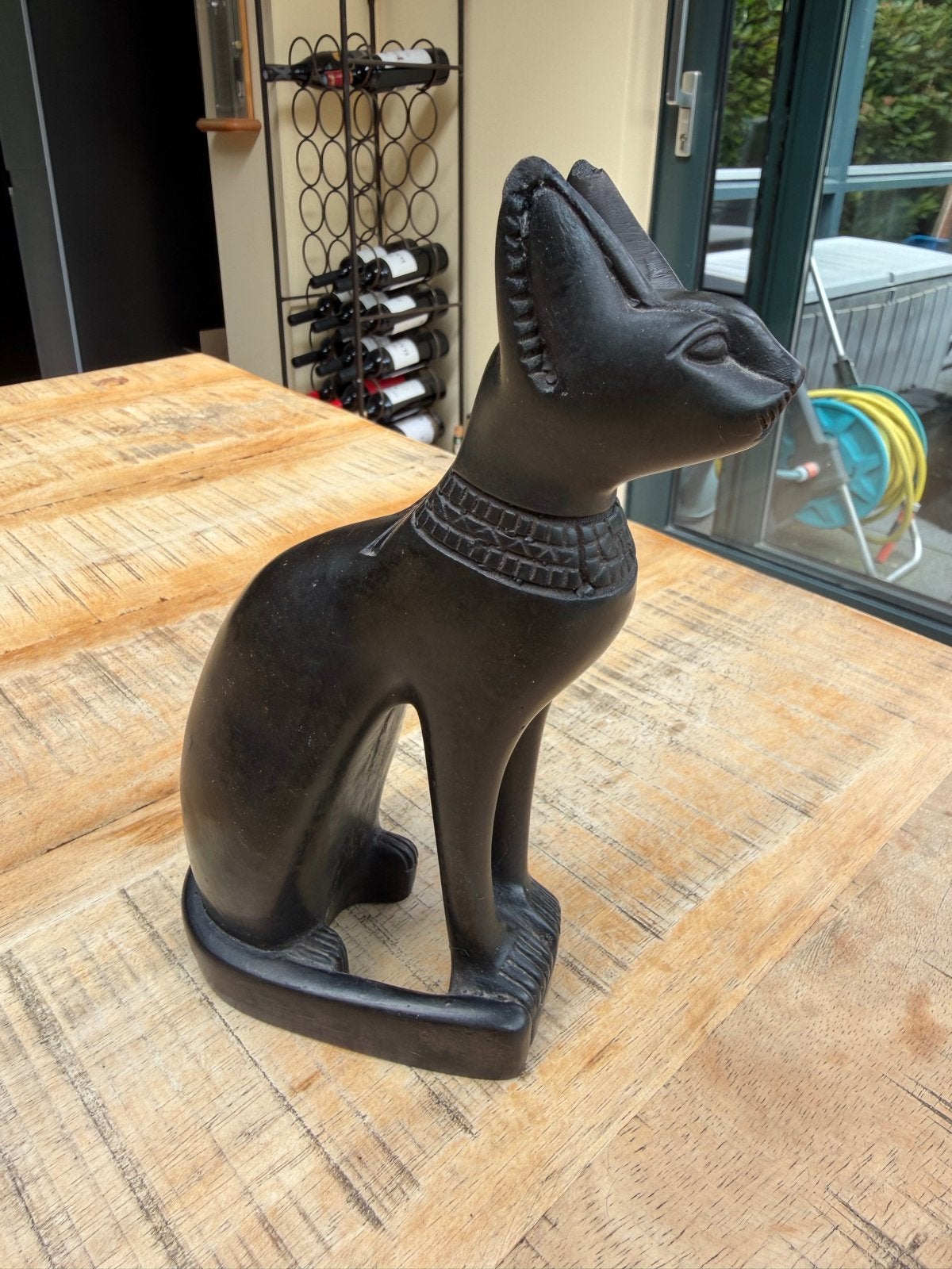 Bastet Kat Beeldje, Antiek en Kunst, Kunst | Beelden en Houtsnijwerken, Ophalen of Verzenden, Beeld, Hout, Klassiek