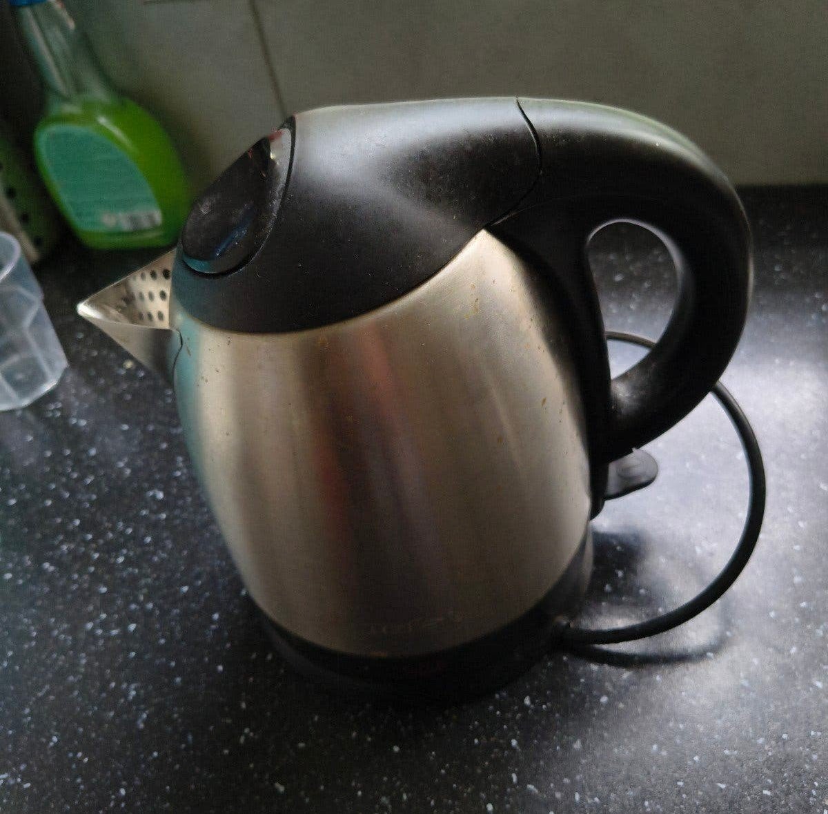 Tefal Waterkoker RVS - Gebruikt, 1 tot 2 liter, Ophalen of Verzenden, Gebruikt, Rvs