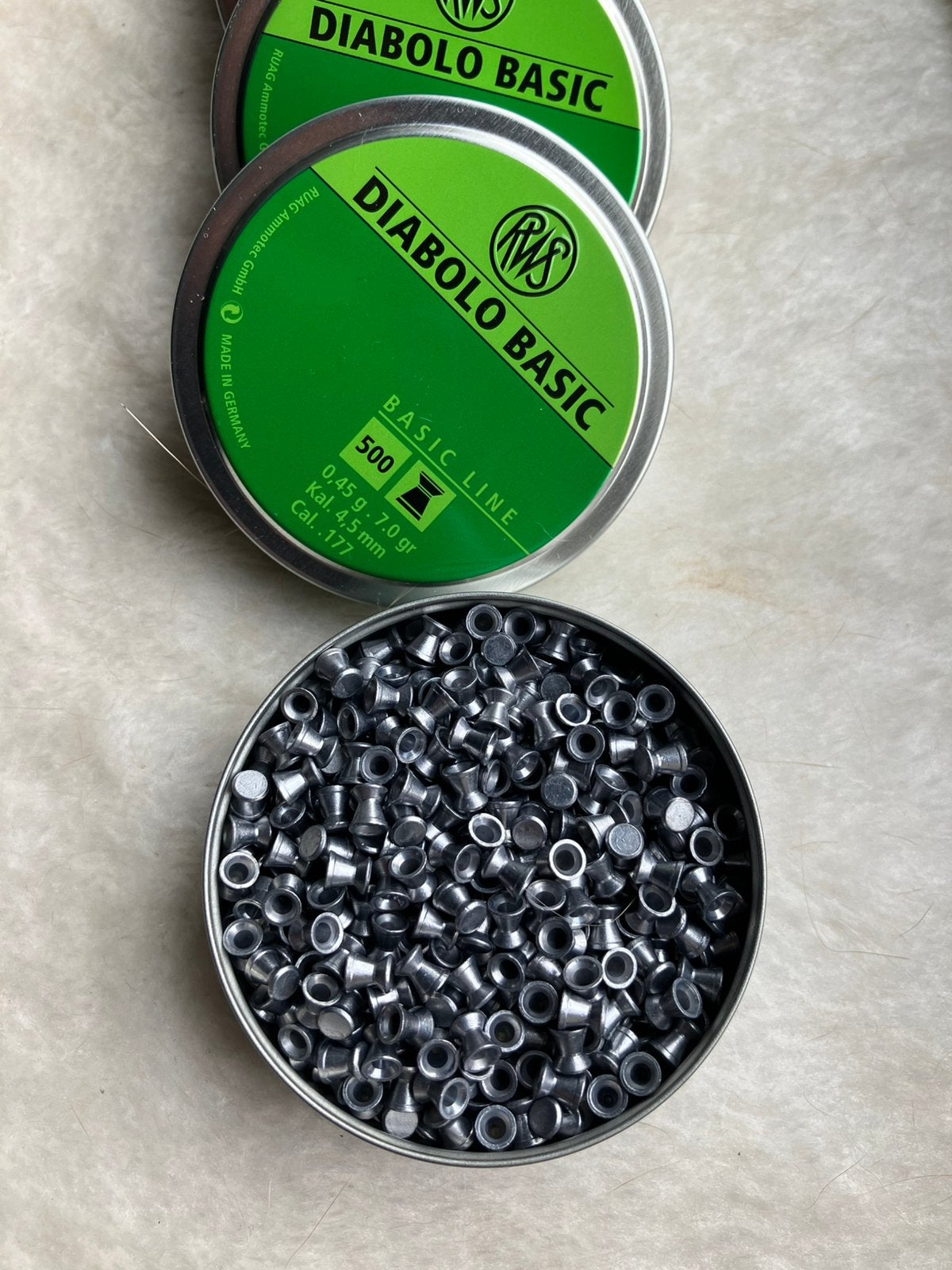 RWS Basic Diabolo 4.5mm, Verzenden, Nieuw