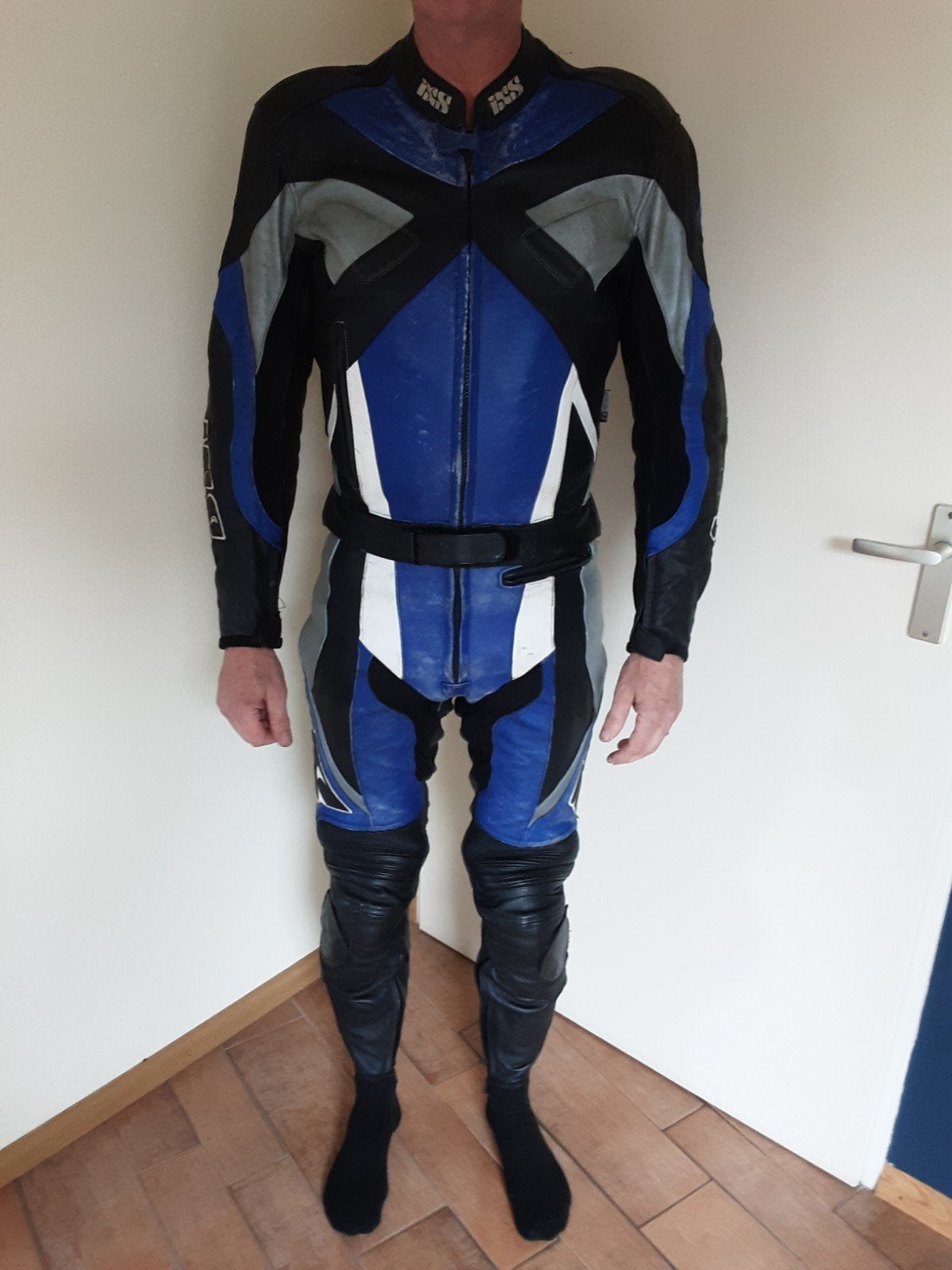 iXS leren combipak maat 54, Motoren, Kleding | Motorkleding, Ophalen, IXS, Tweedehands, Heren