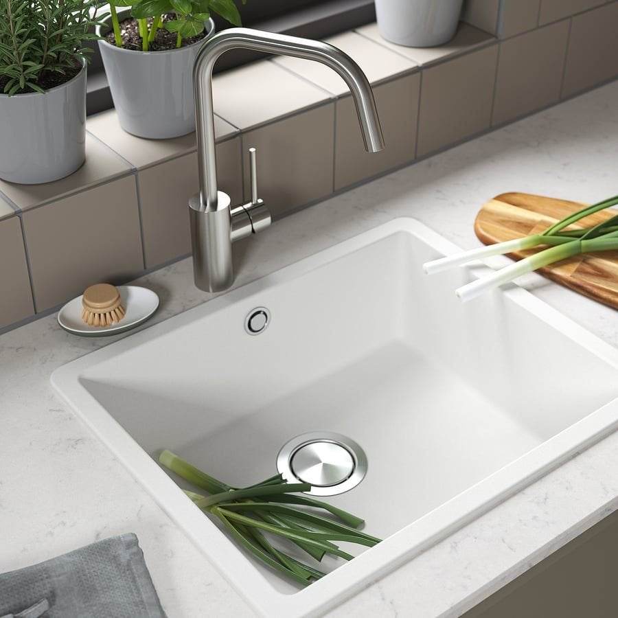 Spoelbak Ikea Kilsviken, Huis en Inrichting, Keuken | Keukenelementen, Wit, Nieuw, Minder dan 100 cm, 25 tot 50 cm