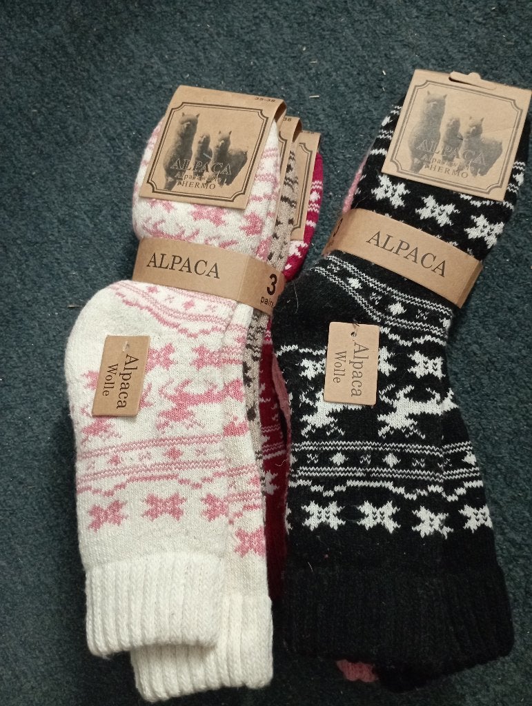 Dames alpaca sokken. Alpaca. Maat 35-38, Sokken en Kniesokken, Overige kleuren, Maat 35 t/m 38, Nieuw