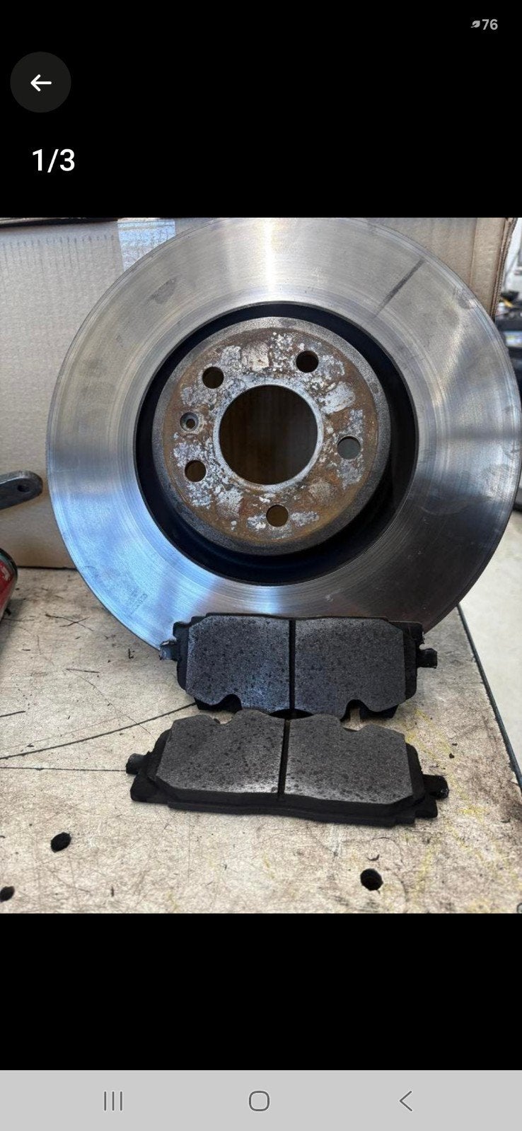 Brembo remschijven en remblokken voor een Audi Q7., Ophalen of Verzenden, Gebruikt, Audi