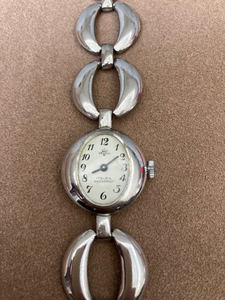 Velona R Handopwind Horloge, Overige merken, Staal, Gebruikt, Staal