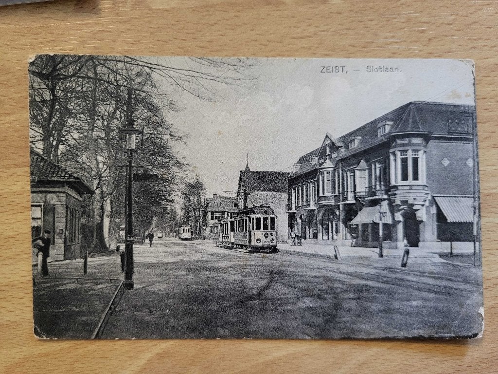 ansicht ZEIST Slotlaan Tram 1923, Verzamelen, Ansichtkaarten | Nederland, Ophalen, Voor 1920, Utrecht