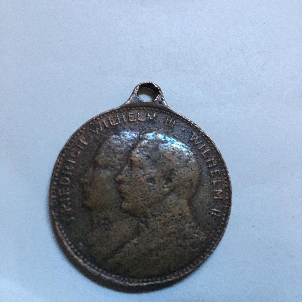 Friedrich WilhelmIII Wilhelm II .1813-1913., Postzegels en Munten, Penningen en Medailles, Ophalen of Verzenden, Brons, Nederland