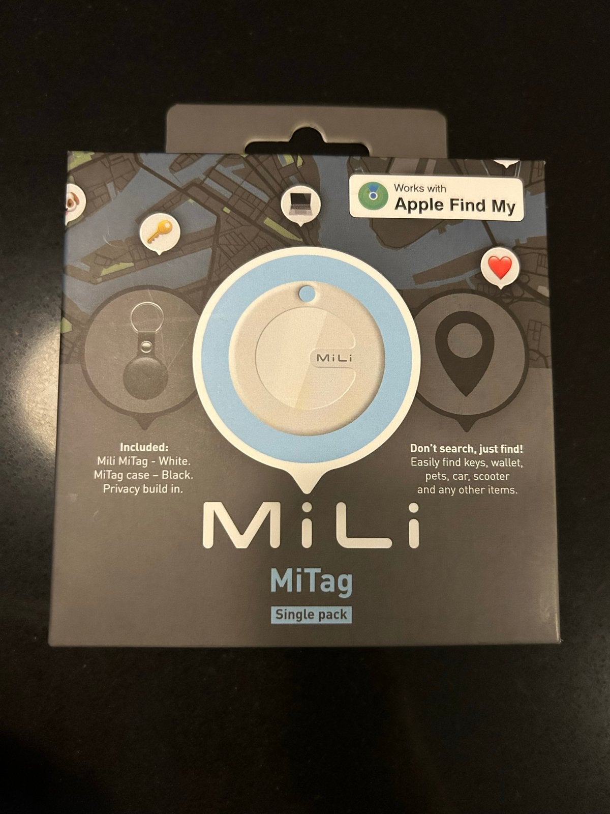 MiLi MiTag - Werkt met Apple Zoek Mijn - Wit, Ophalen of Verzenden, Nieuw