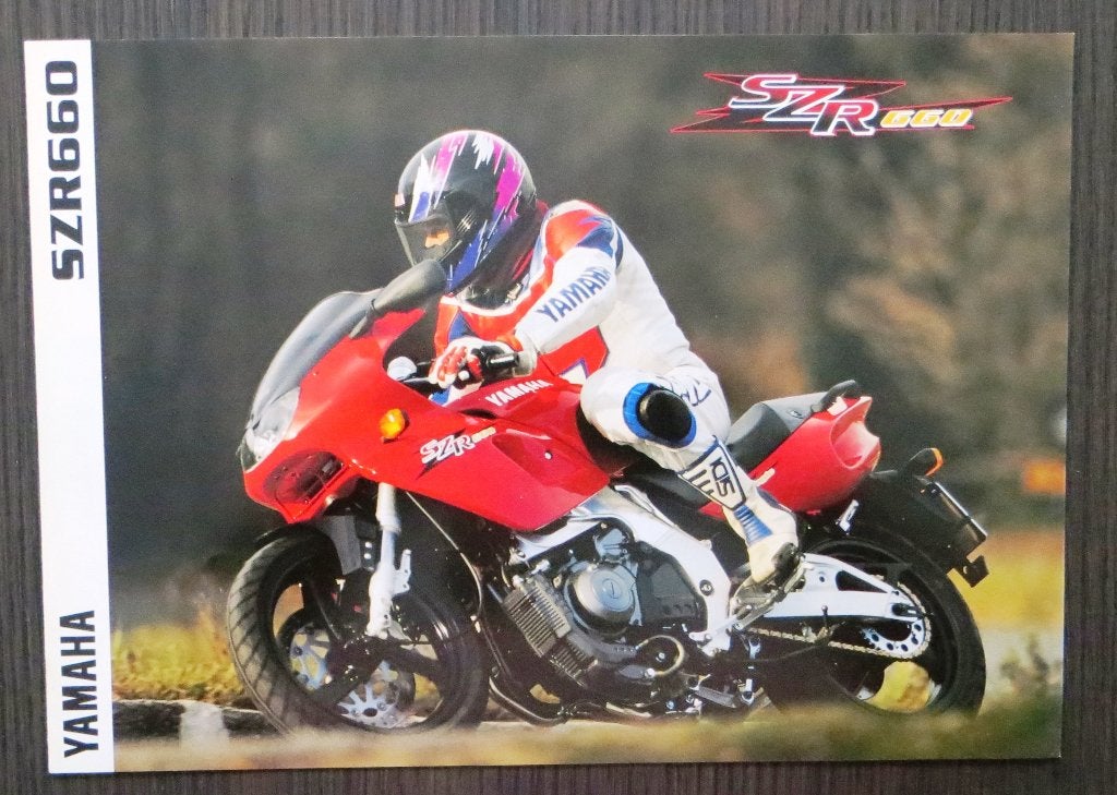 Folder Yamaha SZR 660 - 1997 - 4 blz (Nederlands), Verzenden, Yamaha
