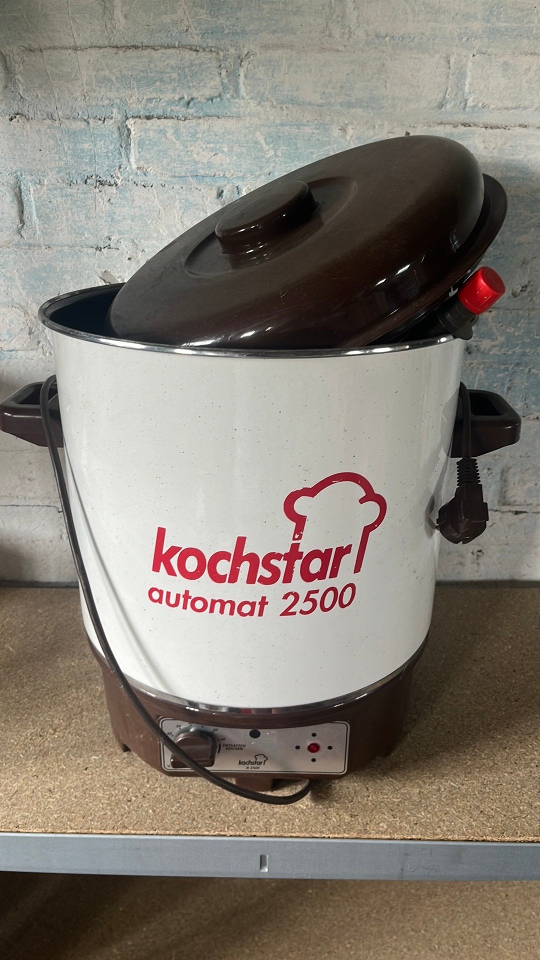 Kochstar 2500 inmaakpan, Ophalen, Gebruikt