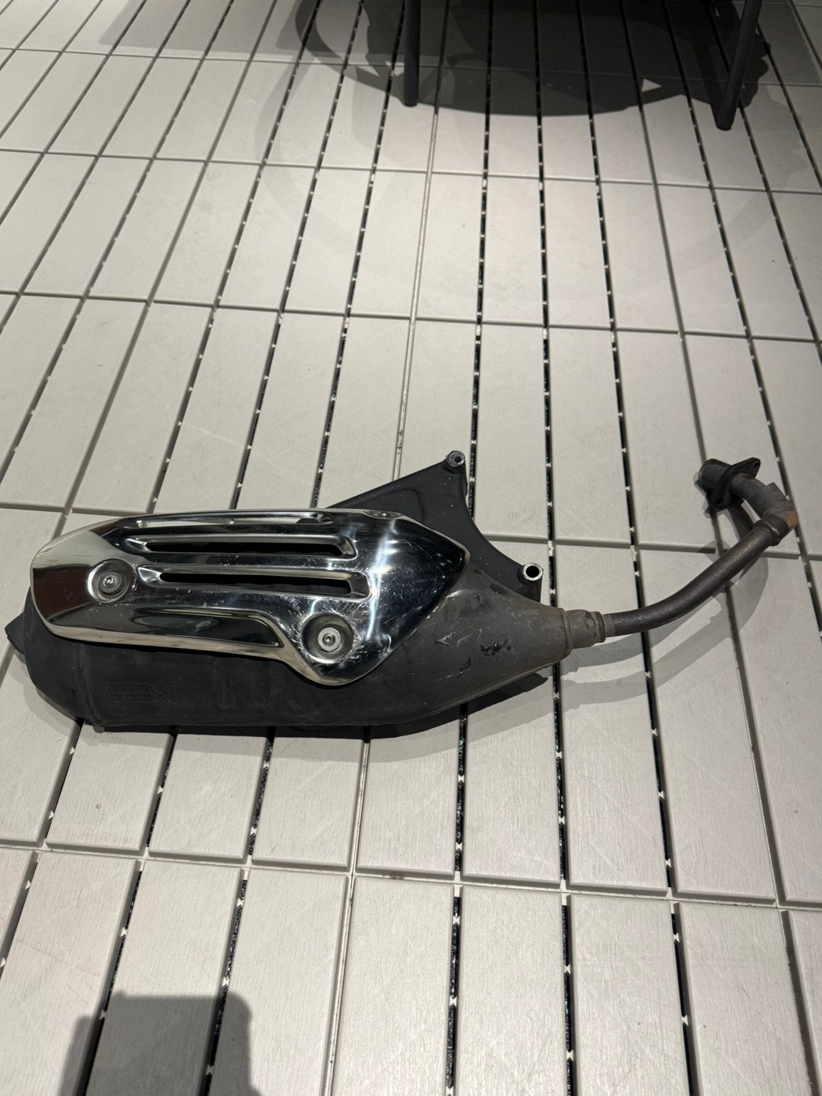 Vespa sprint/primavera iget uitlaat e4 origineel, Ophalen, Zo goed als nieuw, Uitlaat, Vespa