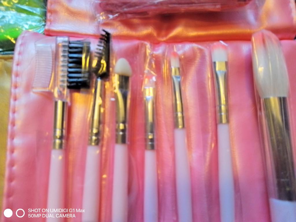 Make up kwasten borstels set 7-delig gezichtsbehandeling, Overige kleuren, Gehele gezicht, Nieuw, Ophalen of Verzenden