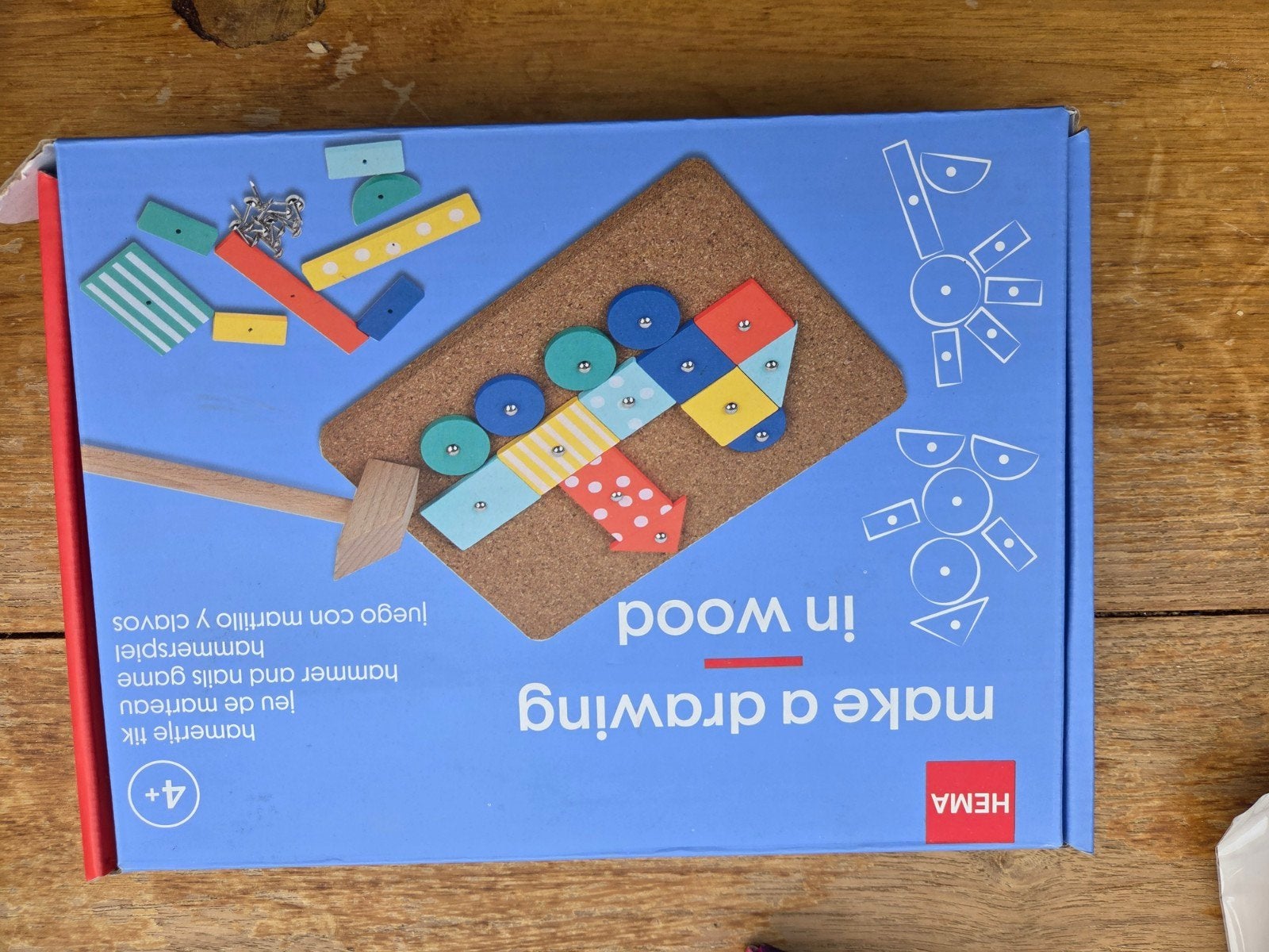 Hema Hamertje Tik Spel - Creatief Bouwen met Hout, Ophalen, Gebruikt, Knutselen