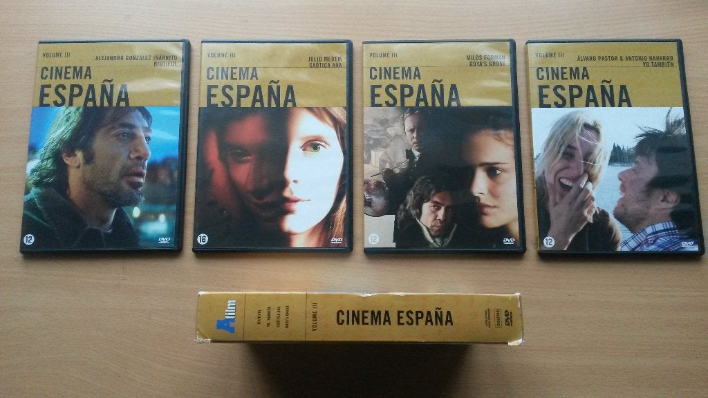 Cinema Espana 3 - 4dvd box o.a. Caotica Ana. Goya's ghost, Extra's, Vanaf 16 jaar, Verzenden, Spanje