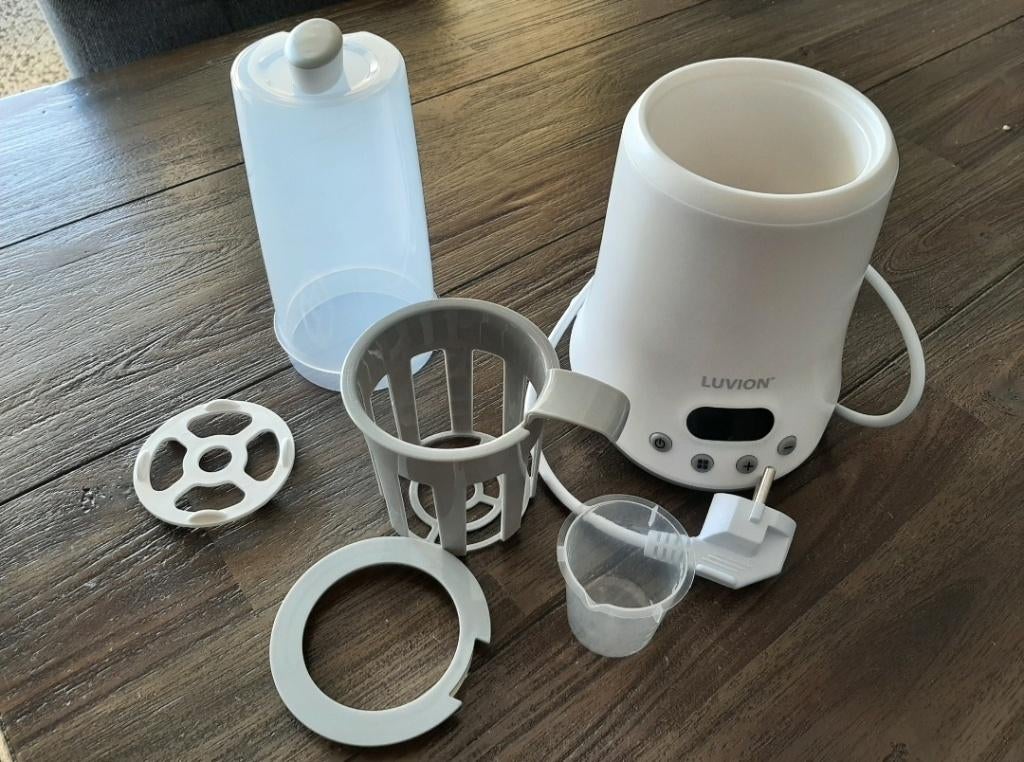 babyfles-verwarmer/ Luvion Flessenwarmer, Kinderen en Baby's, Babyvoeding en Toebehoren, Ophalen, Zo goed als nieuw, Flessen- of potjesverwarmer